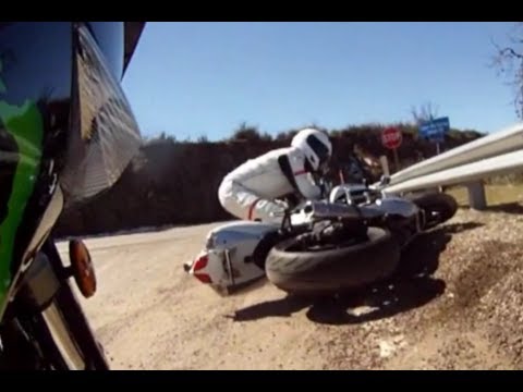 Motorcycle Crash Accident SportBike Suzuki GSXR 750 LowSide Crash GIXXER Space Man spacep0d VLOG