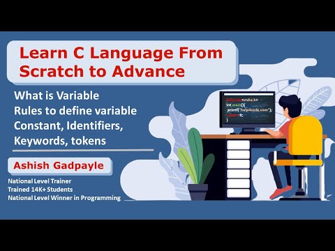 #4 What is Variable | Rules to define variable | Constant | Identifiers Keywords | C language tokens