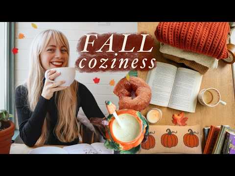 Getting ready for Autumn 🍁🍂✨ Decorating for fall, baking pumpkin themed sweets & a cozy movie night