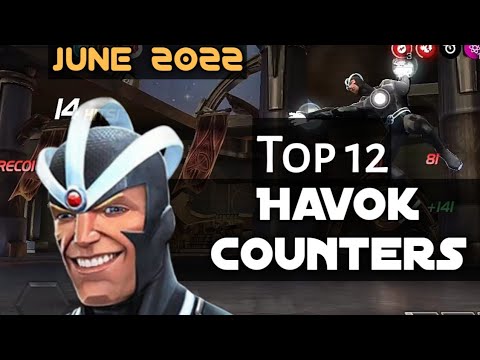 MCOC Top 12 Havok Counters || Marvel Contest of Champions || Best Havok Counters || 2022