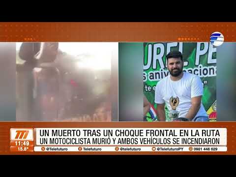 Un muerto tras choque frontal en Canindeyú