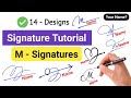 ✅ A To Z Signature Style | M Signature Style | Signature Style Of My Name