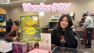 I PULLED GOLD AT A CARD SHOW | VENDOR POV | Slab Society Card Show