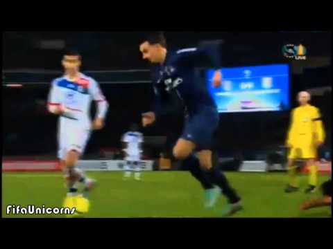 Ibrahimovic Steps on Dejan Lovren's Head || PSG vs OL ||