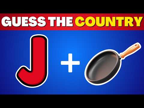 Guess the COUNTRY by Emoji? 🌎 Emoji Quiz
