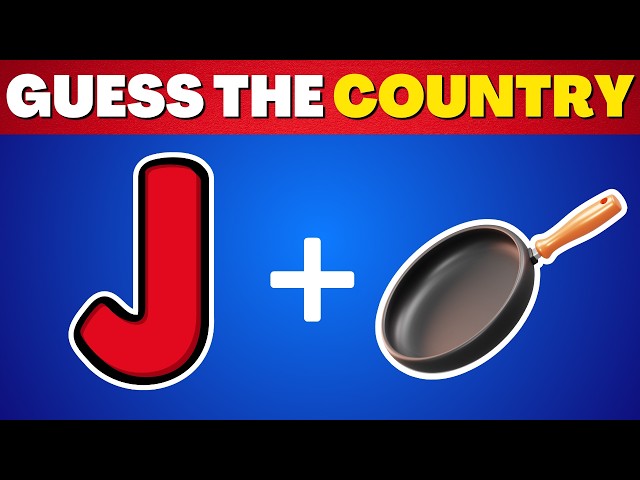 Guess the COUNTRY by Emoji? 🌎 Emoji Quiz