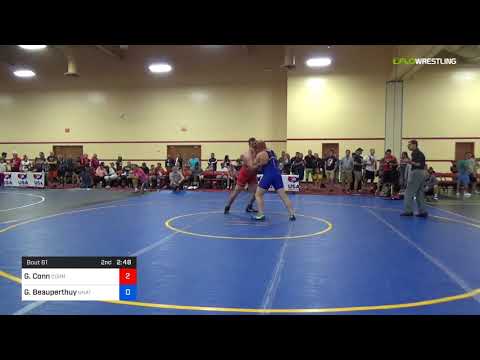 2018 Marine Corps US Open/Masters C Greco Roman 130 RR Rnd 2 - Greg Conn (Corn) Vs. Gabe Beauperth