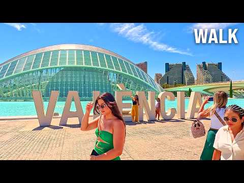VALENCIA, Spain 4K Walking Tour | Immersive Video with Captions [4K/60fps]