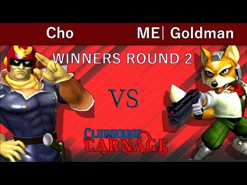 Clubhouse Carnage 2  WINNERS ROUND 2 - Cho (Captain Falcon) vs ME| Goldman Snacks (Fox)