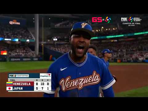 ASÍ GANA VENEZUELA ANTE JAPÓN 8x5 EN 4TOS DE FINAL Y CLASIFICA PARA LAS SEMIFINALES DEL TORNEO