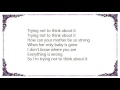 Juliana Hatfield - Trying Not to Think About It Lyrics