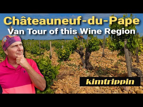 Van tour of Châteauneuf-du-Pape Wine Region