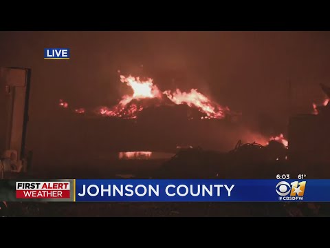 Fire At North Texas Pallet Yard Expected To Burns For Days