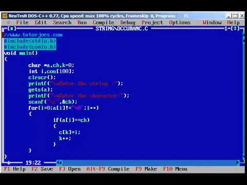 Basic Program In C In Tamil