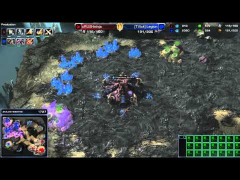 StarCraft 2 Legion(Z) vs cRUSHninja(P)