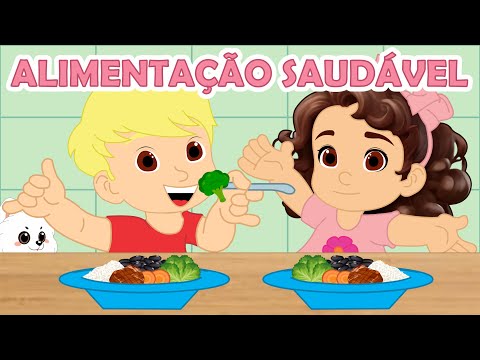 ALIMENTAÇÃO SAUDÁVEL - Desenho Infantil com Laura e Théo