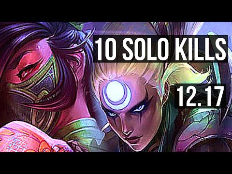 AKALI vs DIANA (MID) | 10 solo kills, Legendary, 900+ games, 1.1M mastery | EUW Master | 12.17