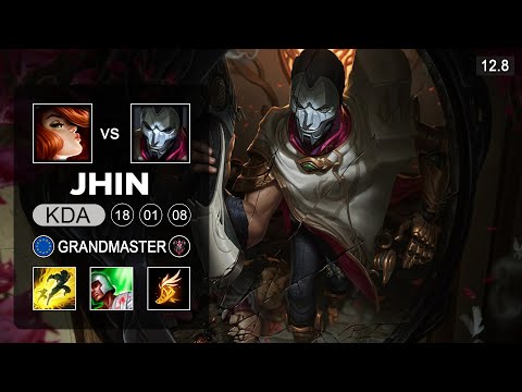 Jhin vs Miss fortune ADC - EUW Grandmaster - Patch 12.8 Season 12
