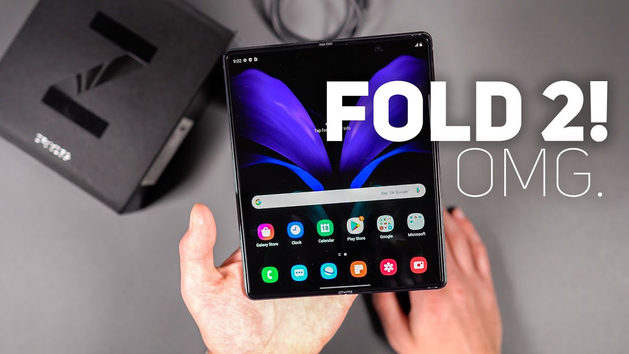 GALAXY Z FOLD 2 Unboxing and Tour!