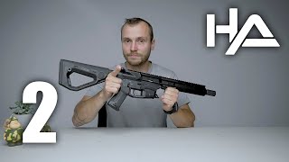 Video: Hera Arms THE9ERS 9mm 16.75 tum 406mm IRS Stock Brons