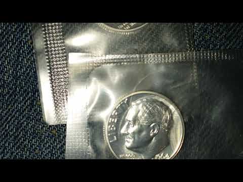 1957, 1963 & 1964 PROOF ROOSEVELT DIMES!