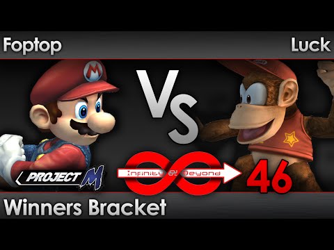 IaB 46 PM - Foptop (Mario) vs Luck (Diddy, C. Falcon) - Winners Bracket