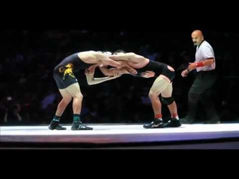 Alex Cisneros vs. Nikko Villareal at the 2012 CIF State Wrestling Championships.mov