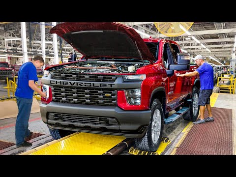 Tour of US Best Mega Factory Producing Brand New Chevrolet Silverado Trucks