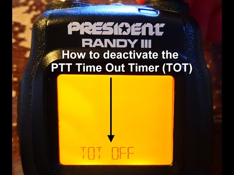 Modification: Deactivating the Randy 3 PTT Time Out Timer.