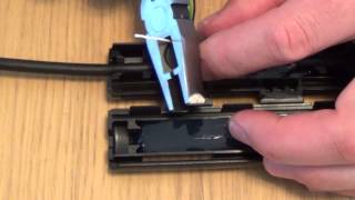 How to repair your cut telephone line with an external waterproof joint