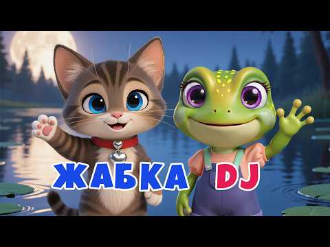 ЖАБКА DJ - дитяча пісенька про жабку і дружбу | Дитячі пісні українською | ЛЯ-ЛЯ ЛЕНД TV