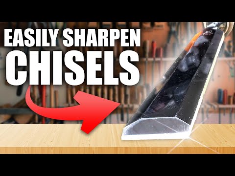How to Sharpen a Chisel CHEAP and EASY!