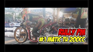 Download lagu TERCEPAT!! MATIC 200cc 7.443 detik RULLY PM DRAGBIKE BOYOLALI 2018 mp3