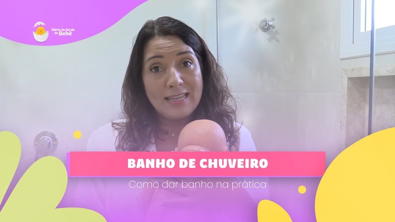 Banho de chuveiro em bebês: Como dar banho na prática