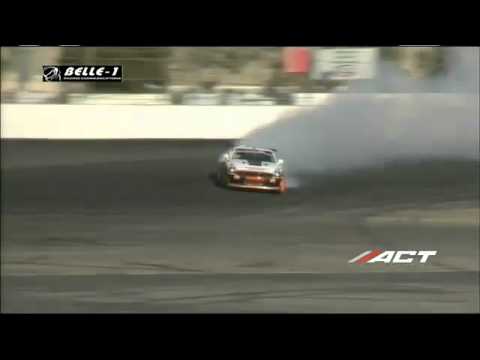 Robbie Nishida scores a 72.3 during session 1 of qualifying for Formula Drift Round 7