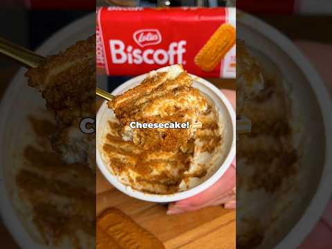 POSTRE CON 2 INGREDIENTES 😱 ¡Receta Fácil y Rápida! ❤️ #recetasfaciles #receta #postres #lotus