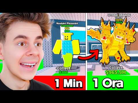De la NOOBINI la DRAGON în 1 ORĂ în Steal a Brainrot...