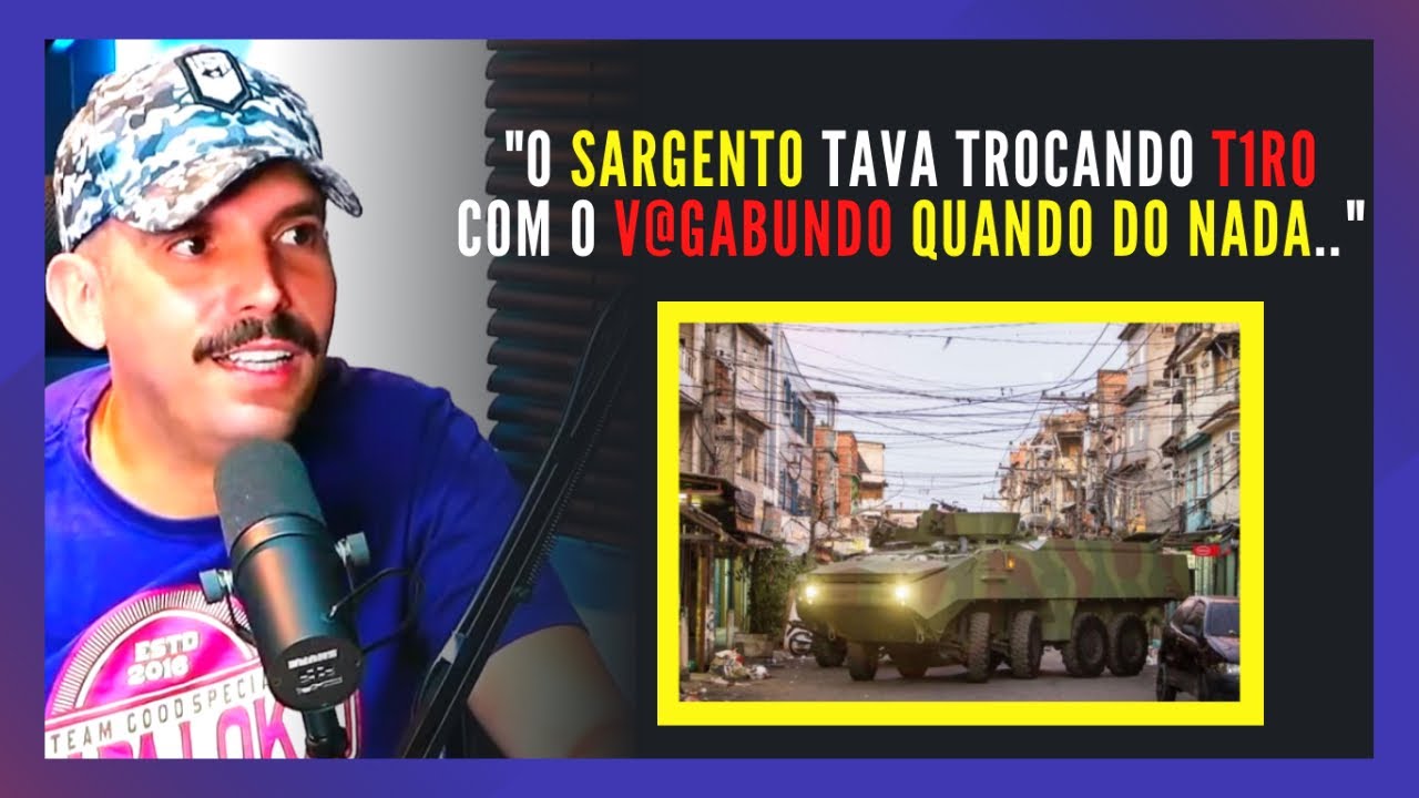 FUZILEIRO NO COMPLEXO DA MARÉ, QUEIROZ PODCAST por andremissio queiroz