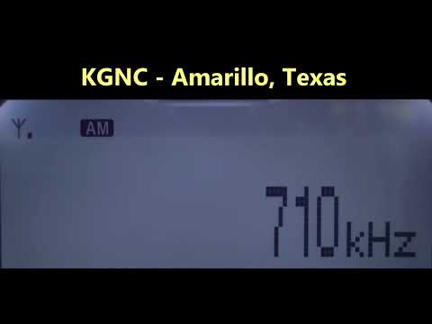 710 KGNC - Amarillo, Texas captada en Zapopan, México