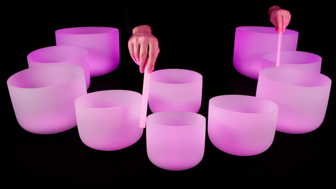 Crystal Bowls for Deep Sleep 🌀 Sacred Solfeggio Frequencies 432 Hz