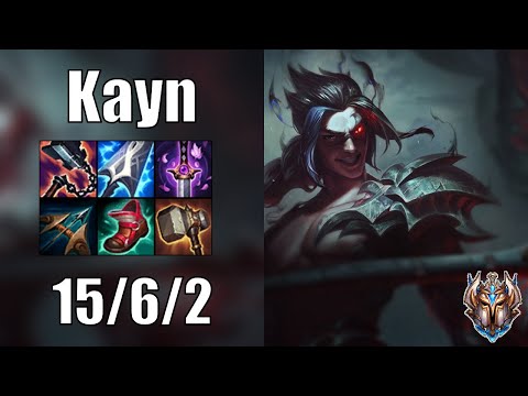 Kayn vs Nidalee JUNGLE - Patch 12.8 euw1 CHALLENGER