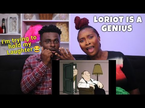 GERMAN COMEDY Loriot - I Just Want To Sit Here || REACTION (She unleashed his demons😂)