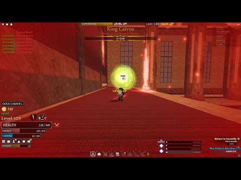 Arcane Odyssey: King Calvus Boss Fight Solo