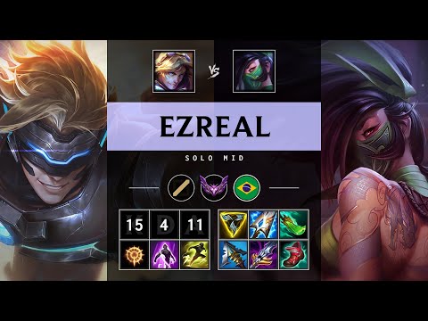 Ezreal Mid vs Akali - BR Master Patch 25.06