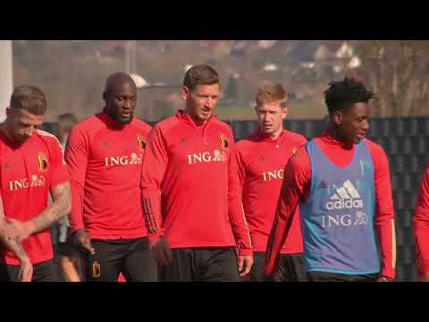 De Bruyne, Lukaku and Belgium train ahead of Belarus World Cup qualifier