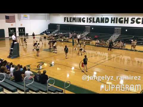 Jangelyz Ramírez Libero #10 Fleming Island High School Varsity Team Part 2