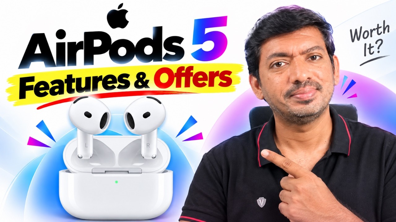AirPods 5 🔥 Features, Price & Offers | Good Upgrade this Year?