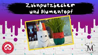 Zahnputzbecher und Blumentopf | TVC Enger / J-Team