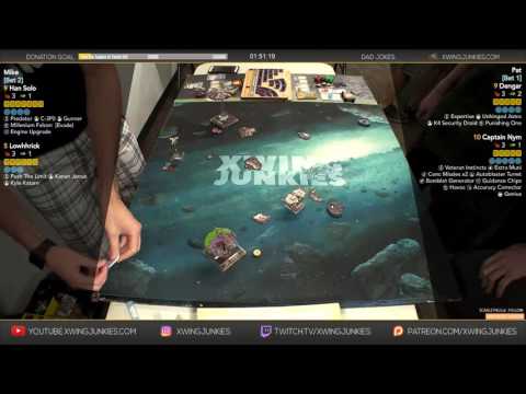 X-Wing TMG: Han, Lowhhrick vs Dengar, Nym