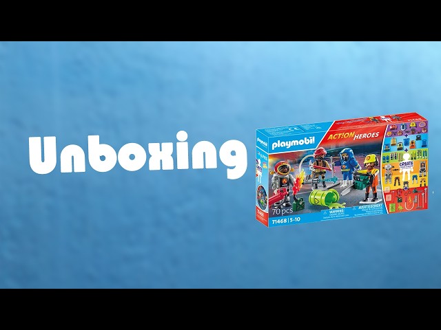 Vídeo relacionado con PLAYMOBIL Action Heroes 71468 My Figures: Bomberos, con Figuras Personalizadas y Accesorios Desmontables, Juegos de rol imaginativos y Divertidos, Juguetes para niños a Partir de 5 años